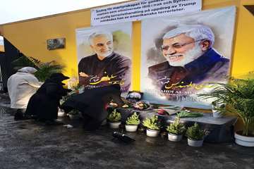 Martyrerna Soleimani och al-Muhandis hedrades i Stockholm