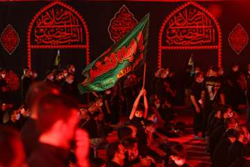 Sorgeceremonier under muharram för Imam Hussein (fvmh)