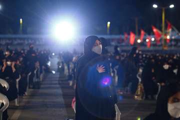 Sorgeceremonier under muharram för Imam Hussein (fvmh)