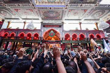 Sorgeceremonier under muharram för Imam Hussein (fvmh)