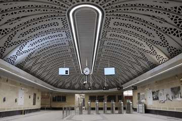 Heliga Marias tunnelbanestation invigdes