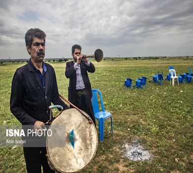 Bakhtiari-musik under nowruz