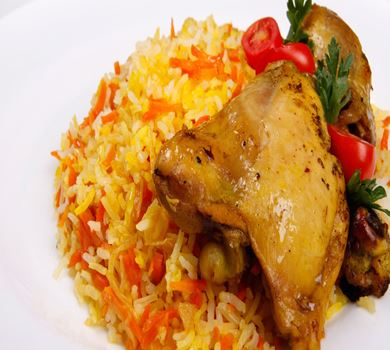 Havij polo (morotsris), utsökt och färgglatt från Shiraz