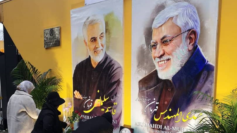 Martyrerna Soleimani och al-Muhandis hedrades i Stockholm 