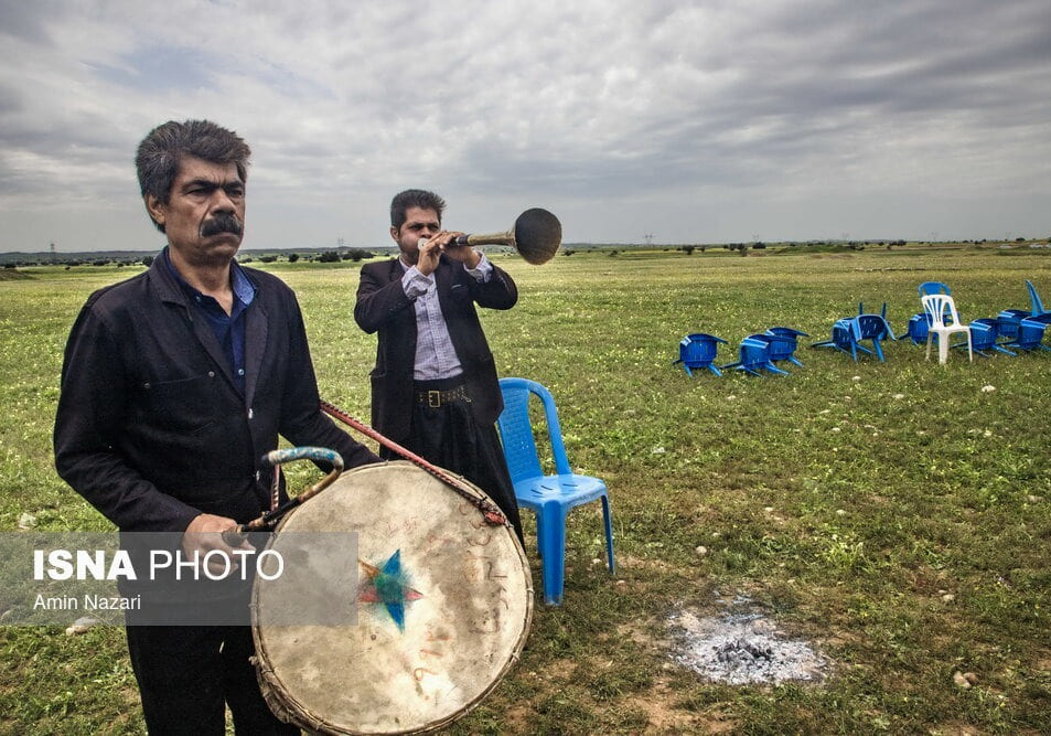 Bakhtiari-musik under nowruz