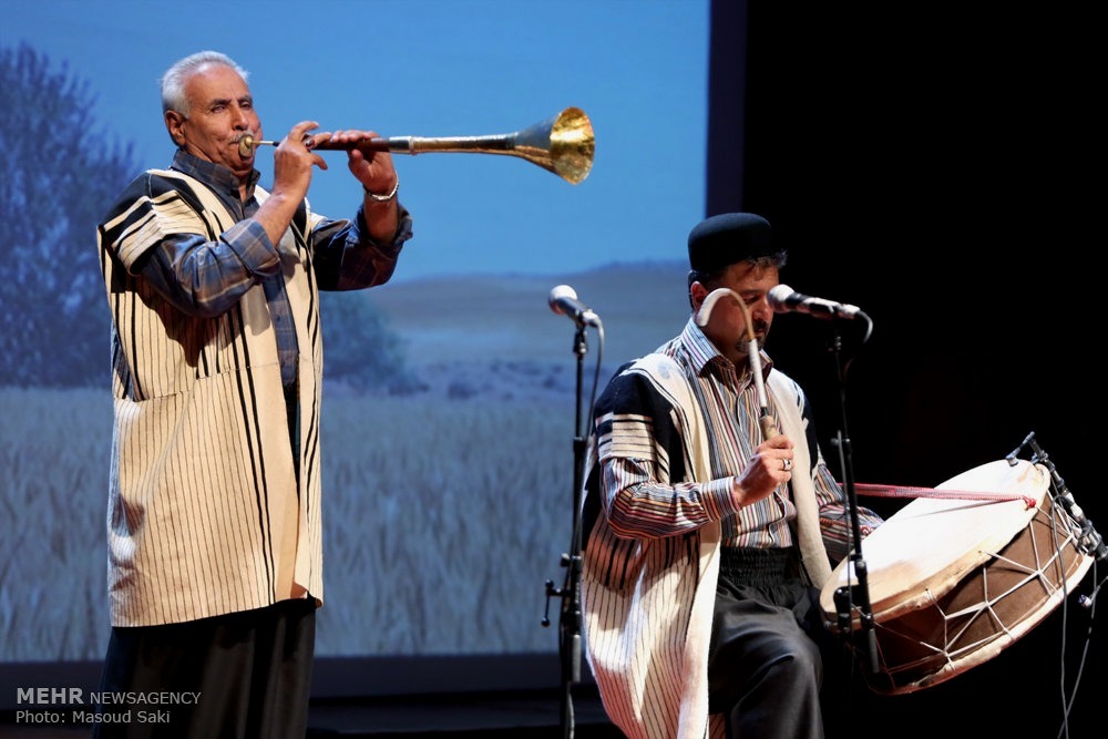 Bakhtiari-musik under nowruz