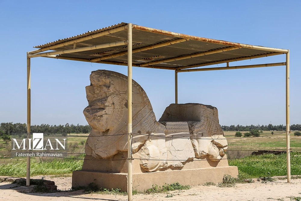 Darius palats (Apadana) i Shush (Susa)