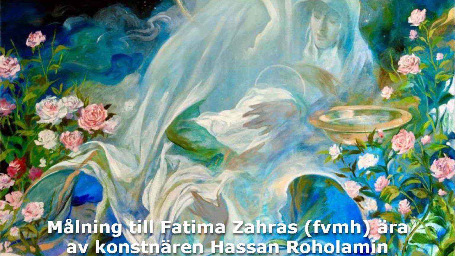 Målning till Fatima Zahras (fvmh) ära på mors dag