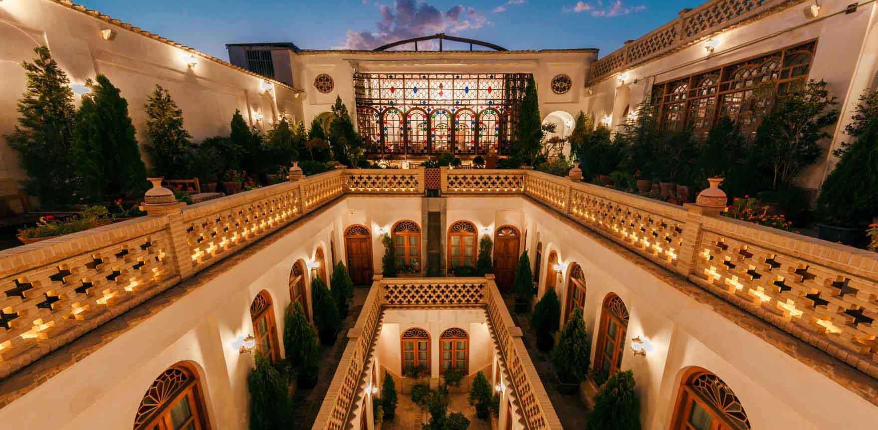 Ghasr Monshi Boutique Hotel i Esfahan, en nationalskatt från safaviddynastin
