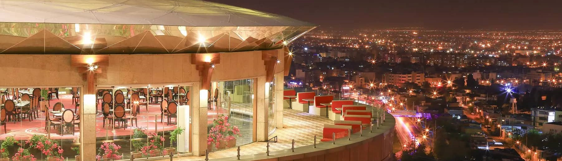 Shiraz Grand Hotel, med fin utsikt över Shiraz