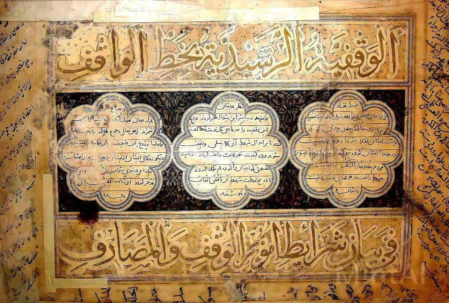 Rab-e Rashidis donationsbrev