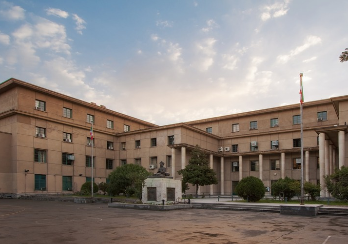 Tehran University, det största komplexet för högre utbildning i Iran