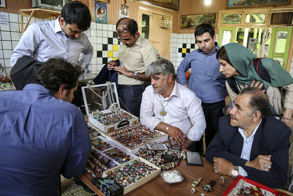 Iranska kaffehus (qahveh khaneh)