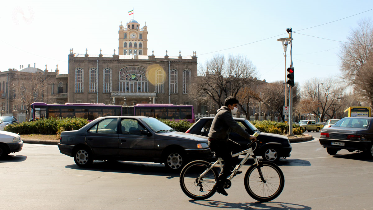 Tabriz klocktorg, en modern symbol för en historisk stad