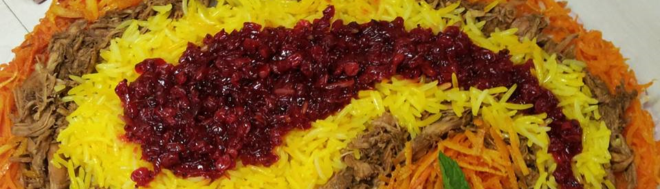Havij polo (morotsris), utsökt och färgglatt från Shiraz